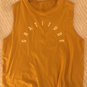 Gratitude tank top